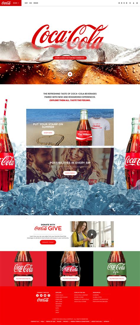 coca cola website for employees